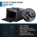 Barska 0.23 Cu. ft Quick Access Keypad Safe | AX12432