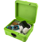 Barska iBOX Portable Dual Access Motion Activated Biometric Secure Storage Lock Box | AX12458