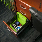 Barska iBOX Portable Dual Access Motion Activated Biometric Secure Storage Lock Box | AX12458