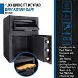 Barska DX Series 1.03 Cu. Ft. Keypad Depository Safe (AX12588)
