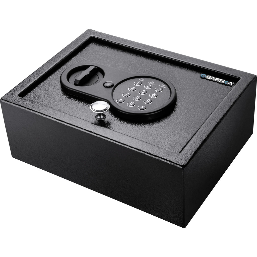 Barska 0.15 Cu. ft Top Opening Keypad Security Safe | AX12622