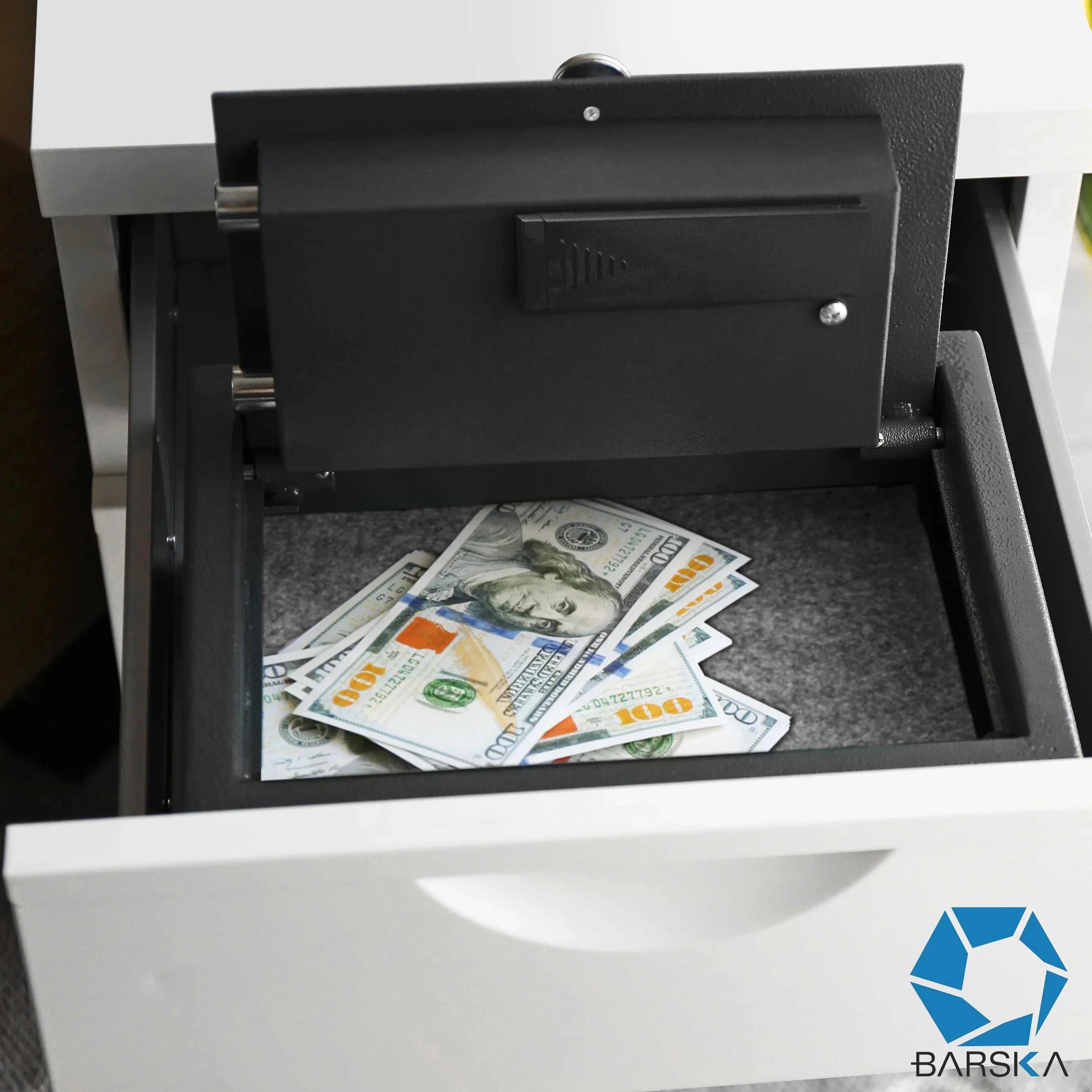 Barska 0.15 Cu. ft Top Opening Keypad Security Safe | AX12622