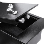 Barska 0.22 Cu. ft Floor Safe with Key Lock | AX12656