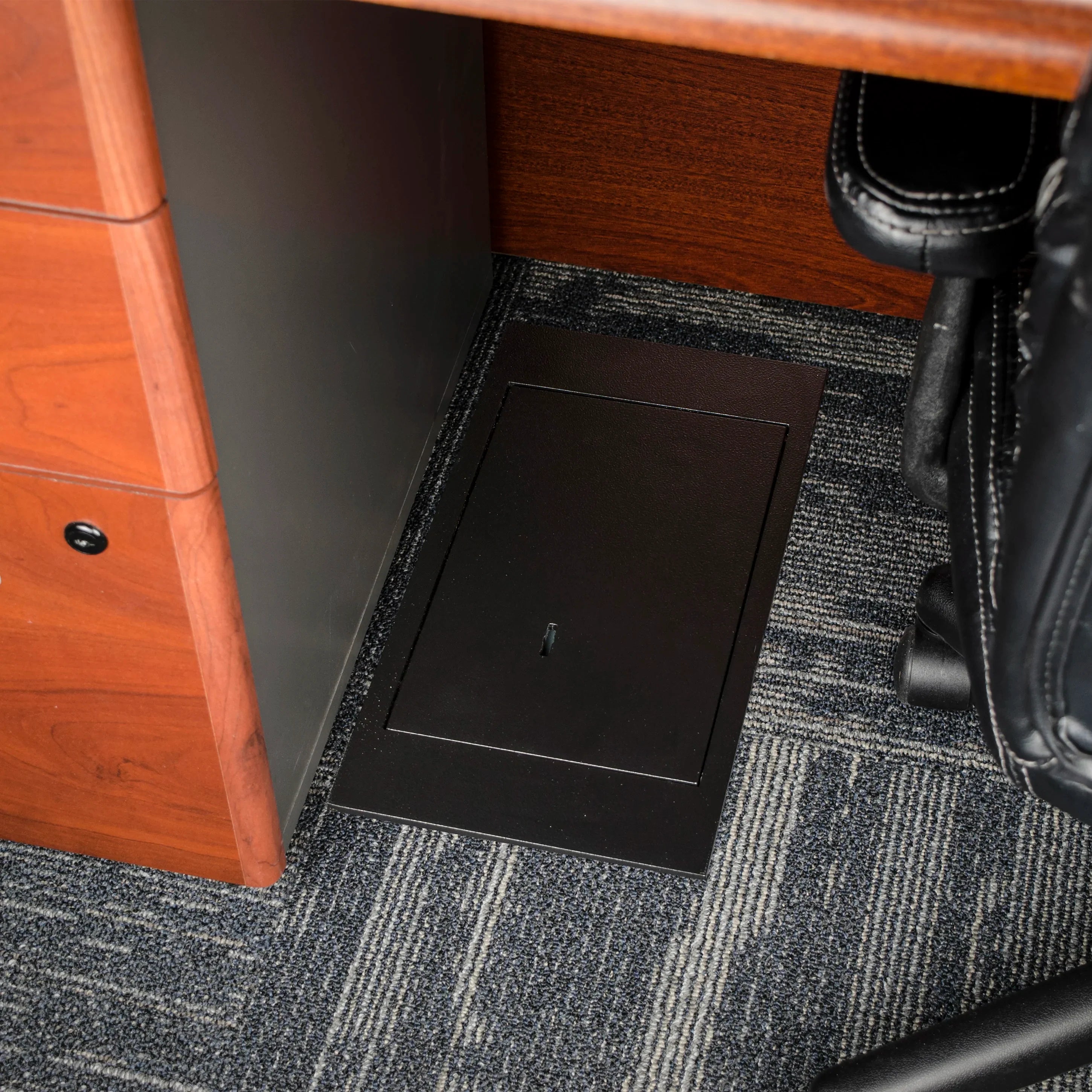 Barska 0.22 Cu. ft Floor Safe with Key Lock | AX12656