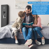 Barska HQ800 4-Rifle Biometric Keypad Safe (AX12760)