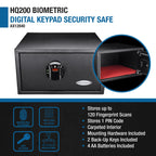 Barska HQ200 Biometric Digital Keypad Safe | AX12840