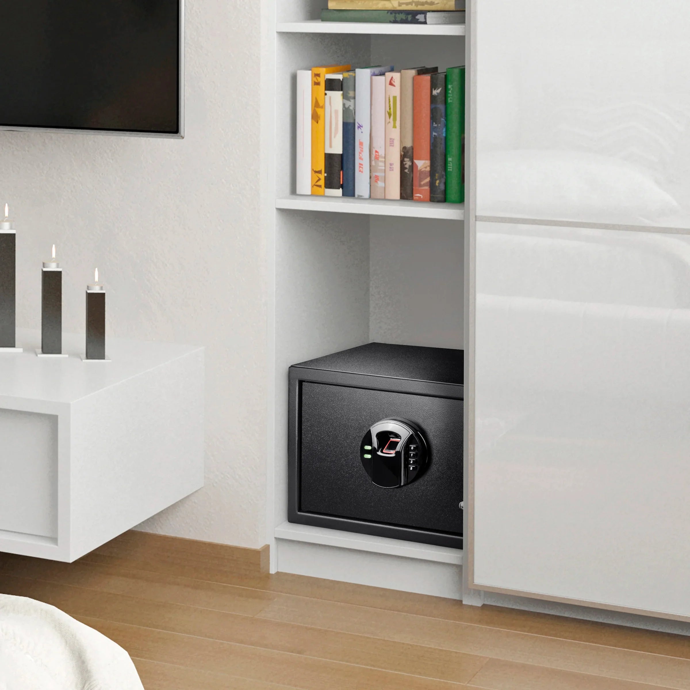 Barska HQ200 Biometric Digital Keypad Safe | AX12840