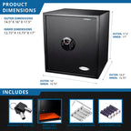 Barska HQ400 Biometric Digital Keypad Safe | AX12842