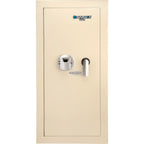 Barska Large Beige Biometric Wall Safe, Right Opening  AX12408 | Left Opening AX12880