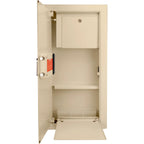 Barska Large Beige Biometric Wall Safe, Right Opening  AX12408 | Left Opening AX12880