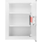 Barska 0.52 Cu. ft Right Opening Wall Safe, White | AX13030