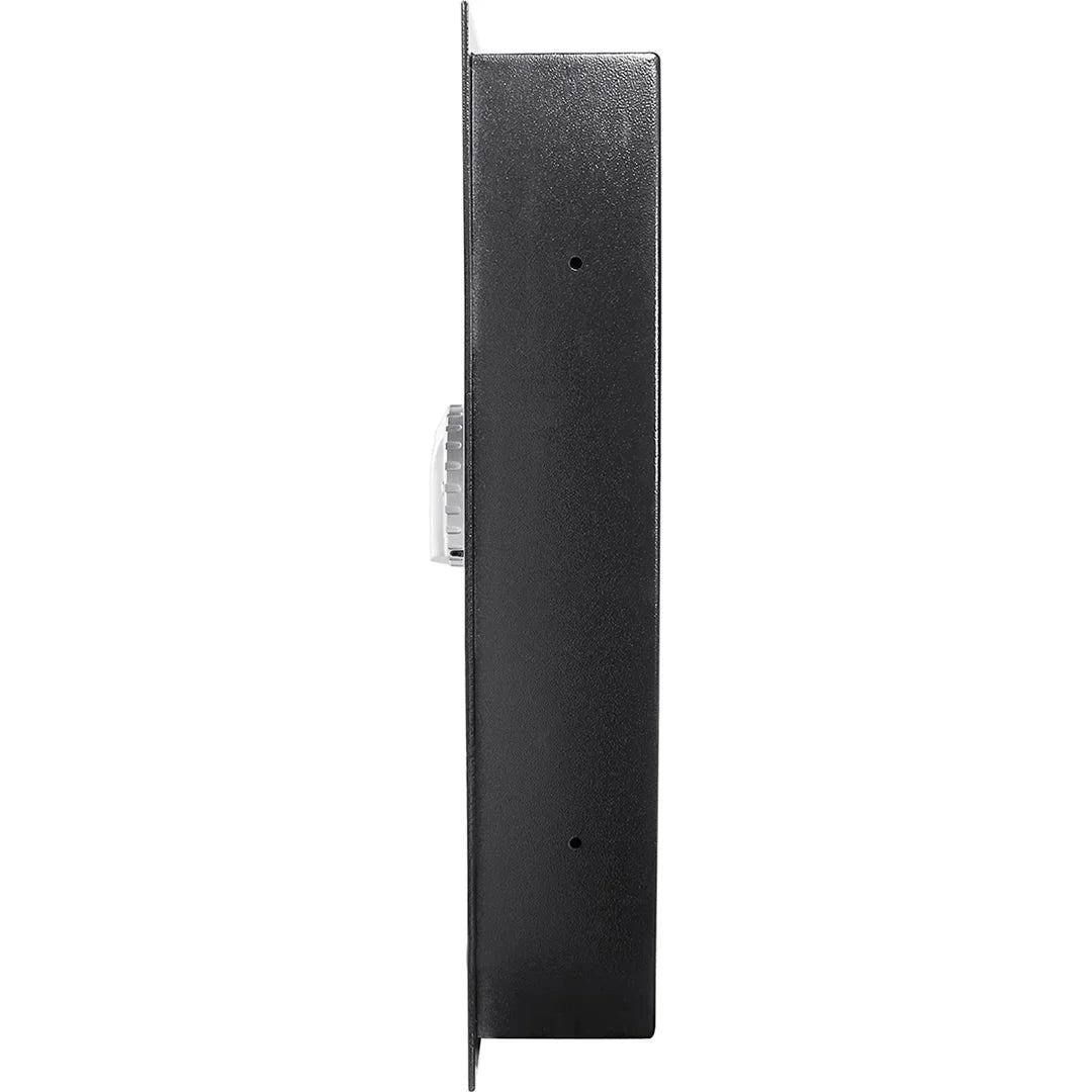 Barska 0.52 Cu. ft Black Biometric Wall Safe, Right Opening AX12038 | Left Opening AX13034