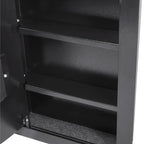 Barska 0.52 Cu. ft Black Biometric Wall Safe, Right Opening AX12038 | Left Opening AX13034