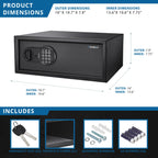 Barska 1.2 Cu. ft Digital Keypad Security Safe | AX13090