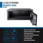 Barska 1.2 Cu. ft Digital Keypad Security Safe | AX13090
