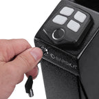 Barska Quick Access Biometric Keypad Handgun Desk Safe | AX13092
