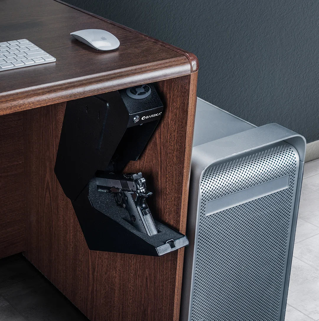 Barska Quick Access Keypad Handgun Desk Safe | AX13094