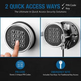 Barska 1.01 Cu. Ft. Fireproof Jewelry Safe – AX13104 (White) & AX13106 (Black)