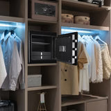 Barska 1.01 Cu. Ft. Fireproof Jewelry Safe – AX13104 (White) & AX13106 (Black)