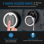 Barska 1.15 Cu. Ft. Rotary Hopper Keypad Depository Safe (AX13308)