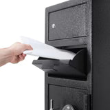 Barska 0.72/0.78 Cu. Ft. Dual Compartment Keypad Depository Safe (AX13310)