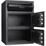 Barska 1.6/2 Cu. Ft. Dual Compartment Digital Keypad Depository Safe (AX13312)