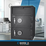 Barska 1.6/2 Cu. Ft. Dual Compartment Digital Keypad Depository Safe (AX13312)