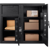 Barska 2.58/4.68 Cu. Ft. Dual Compartment Keypad Depository Safe (AX13316)