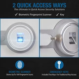 Barska 4.48 Cu. Ft. Biometric Fireproof Security Safe (AX13496)