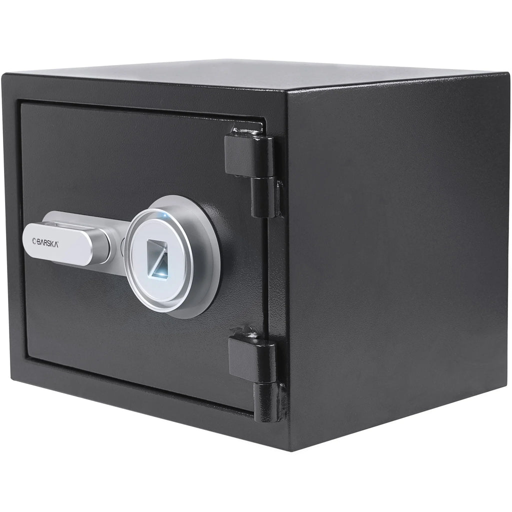 Barska 0.75 Cu. ft Biometric Fireproof Security Safe, Black | AX13498