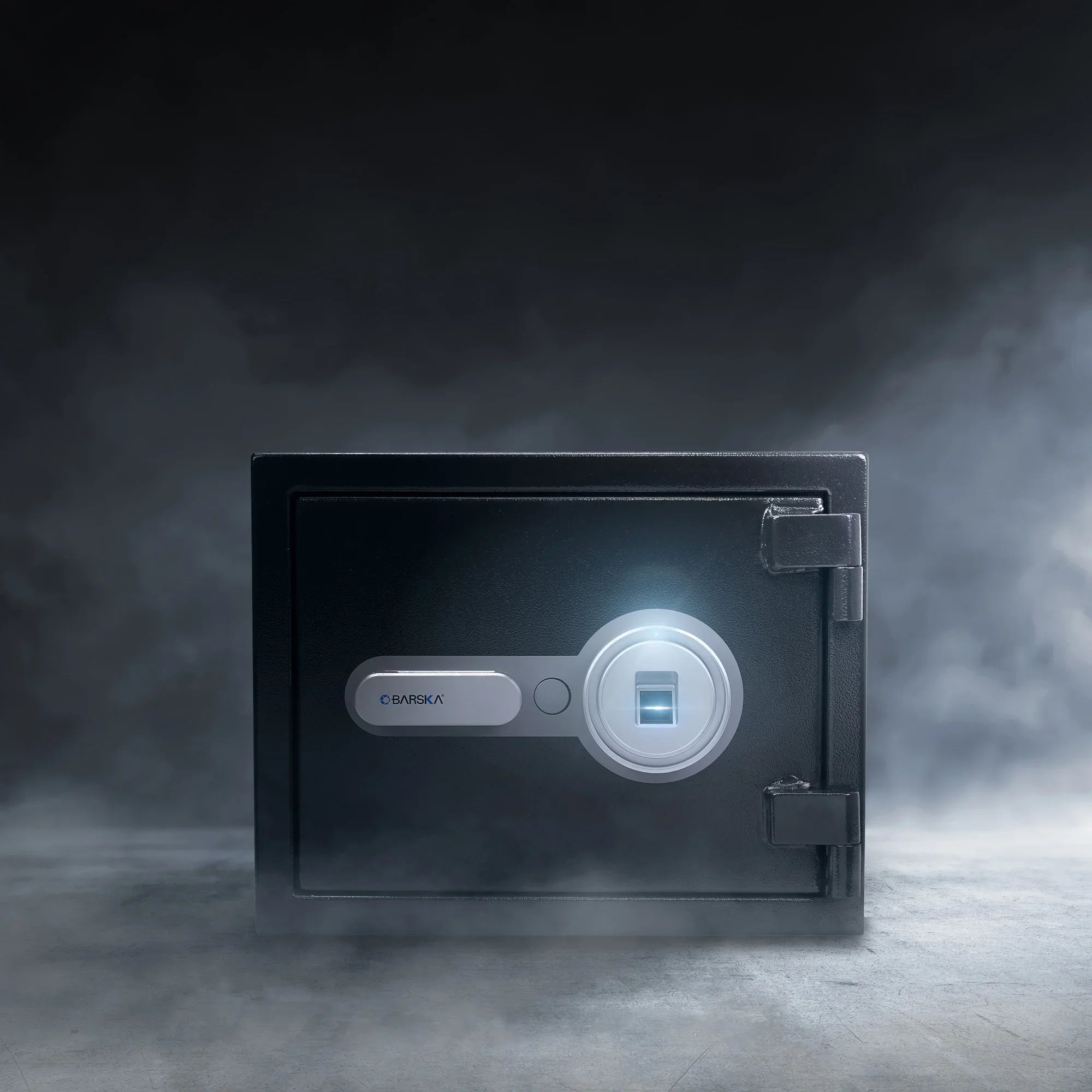 Barska 0.75 Cu. ft Biometric Fireproof Security Safe, Black | AX13498