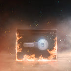 Barska 0.75 Cu. ft Biometric Fireproof Security Safe, Black | AX13498