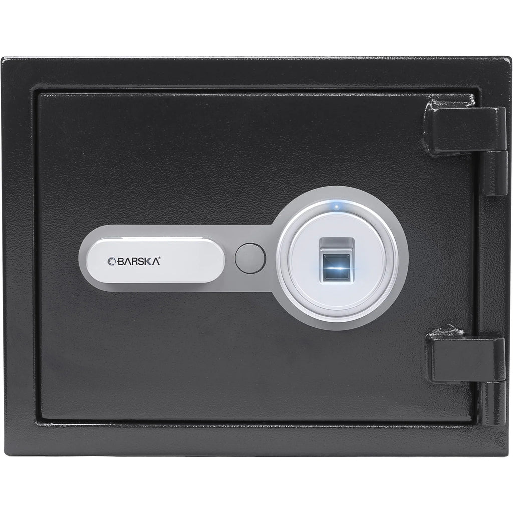 Barska 0.75 Cu. ft Biometric Fireproof Security Safe, Black | AX13498