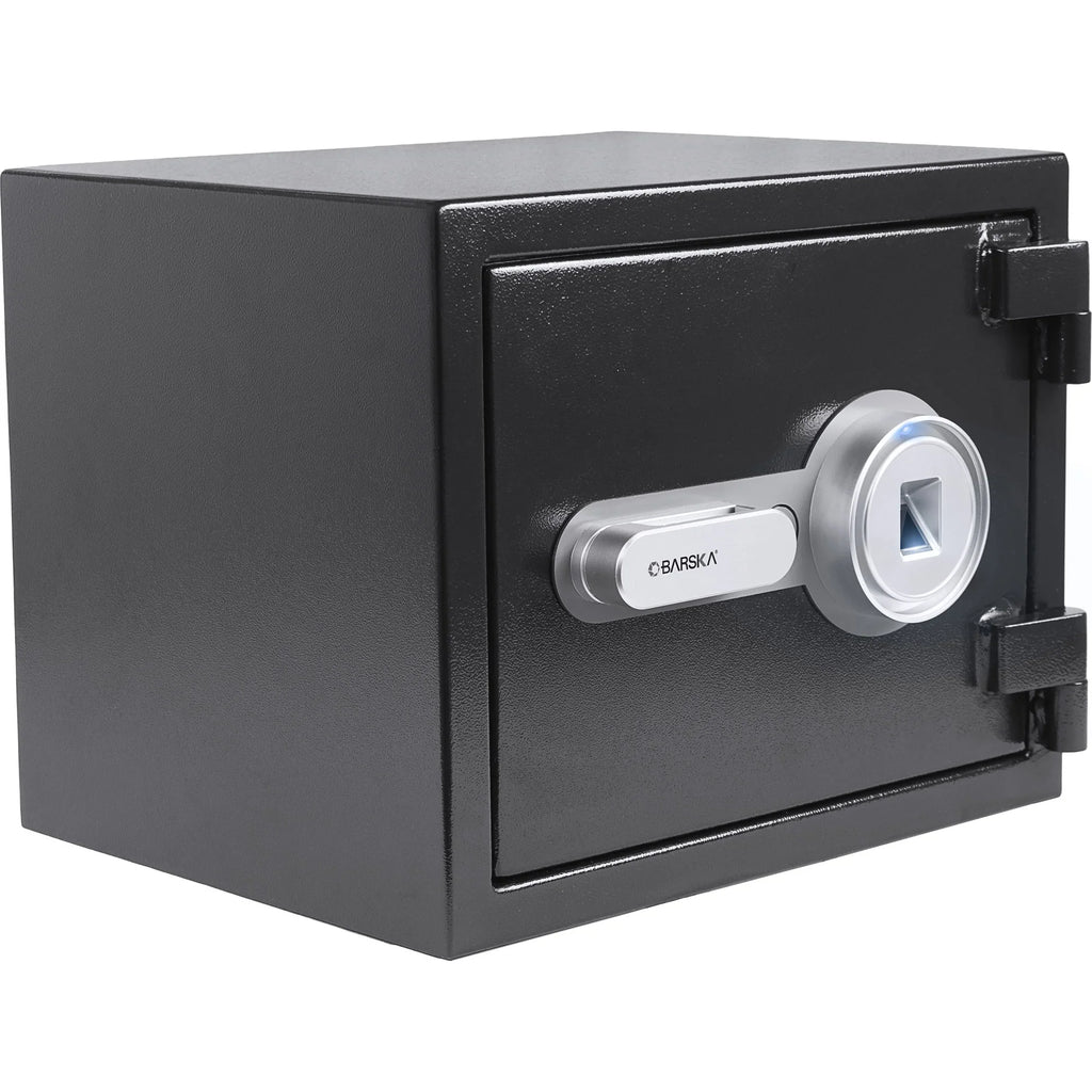 Barska 0.75 Cu. ft Biometric Fireproof Security Safe, Black | AX13498
