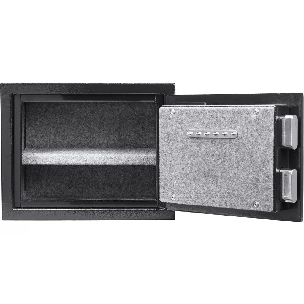 Barska 0.75 Cu. ft Biometric Fireproof Security Safe, Black | AX13498