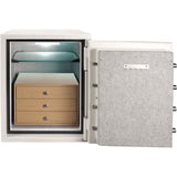Barska Keypad Fireproof Jewelry Safe – Satin White (AX13614)