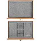 Barska Keypad Fireproof Jewelry Safe – Satin White (AX13614)