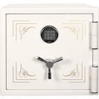 Barska Keypad Fireproof Jewelry Safe – Satin White (AX13616)