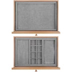 Barska Keypad Fireproof Jewelry Safe – Satin White (AX13616)