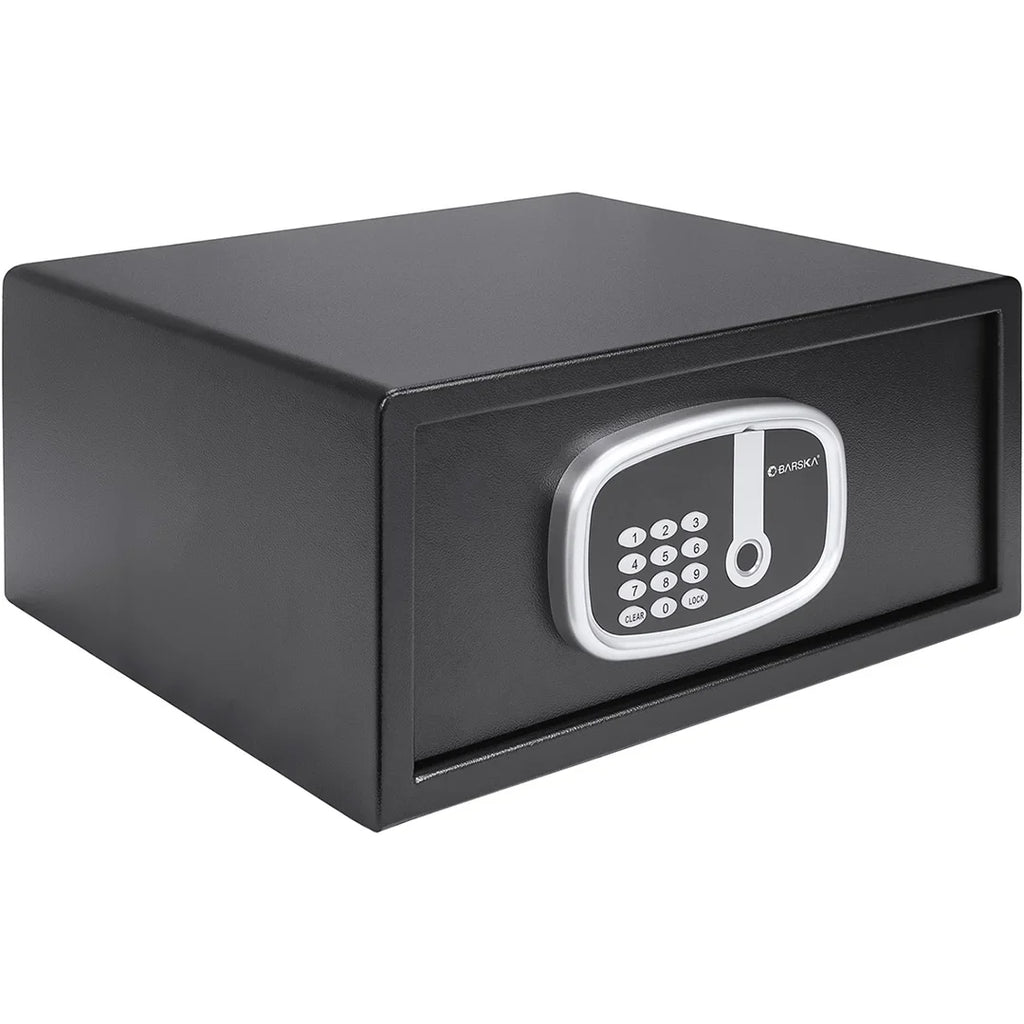 Barska 0.85 Cu. ft Biometric Digital Keypad Security Safe with Interior Light | AX13632