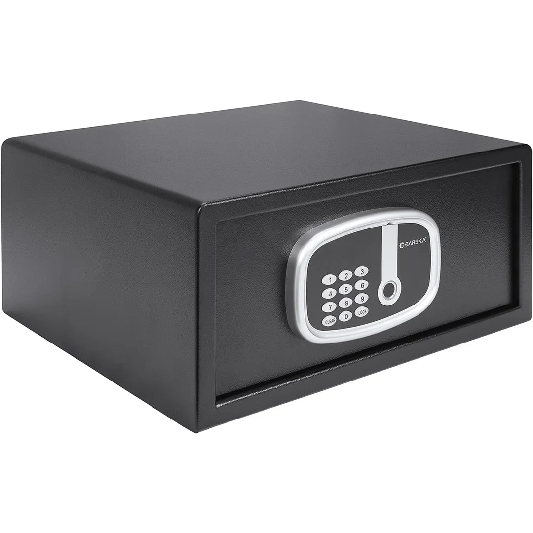 Barska 0.85 Cu. ft Biometric Digital Keypad Security Safe with Interior Light | AX13632