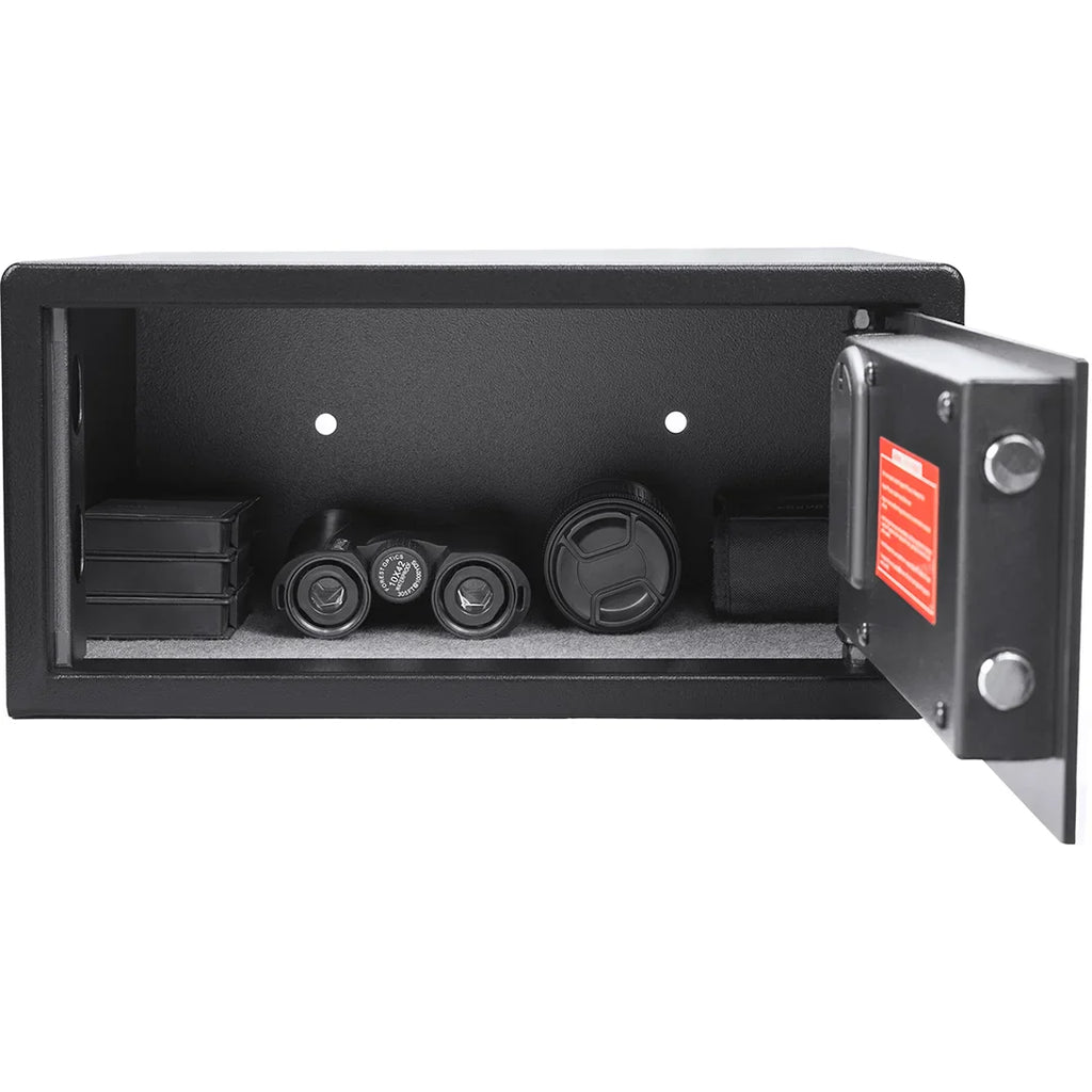 Barska 0.85 Cu. ft Biometric Digital Keypad Security Safe with Interior Light | AX13632