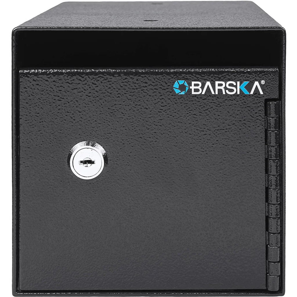 Barska 0.17 Cu. ft Single Key Depository Safe | AX13676