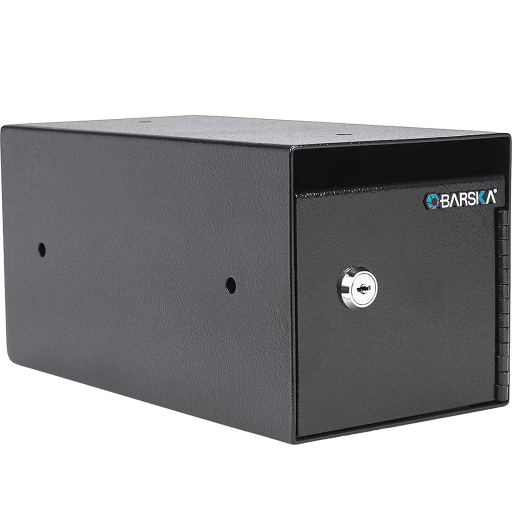 Barska 0.17 Cu. ft Single Key Depository Safe | AX13676