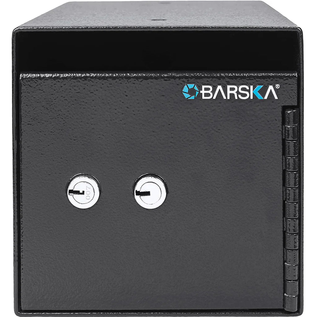 Barska 0.17 Cu. ft Dual Key Depository Safe | AX13708
