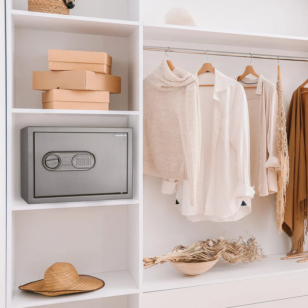 Barska WL80 WardenLight 0.8 Cu. ft Digital Keypad Safe with Interior LED Light | AX13748