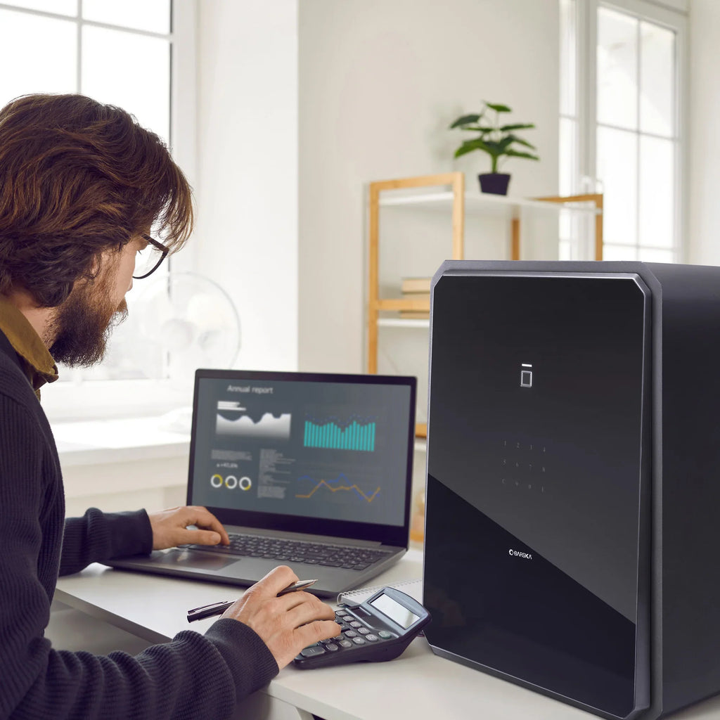 Barska 1.5 Cu. ft Touchscreen Biometric Keypad Security Safe | AX13936