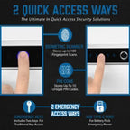 Barska Diamond 2.4 Cu. Ft. Touchscreen Biometric Security Safe (AX13940)