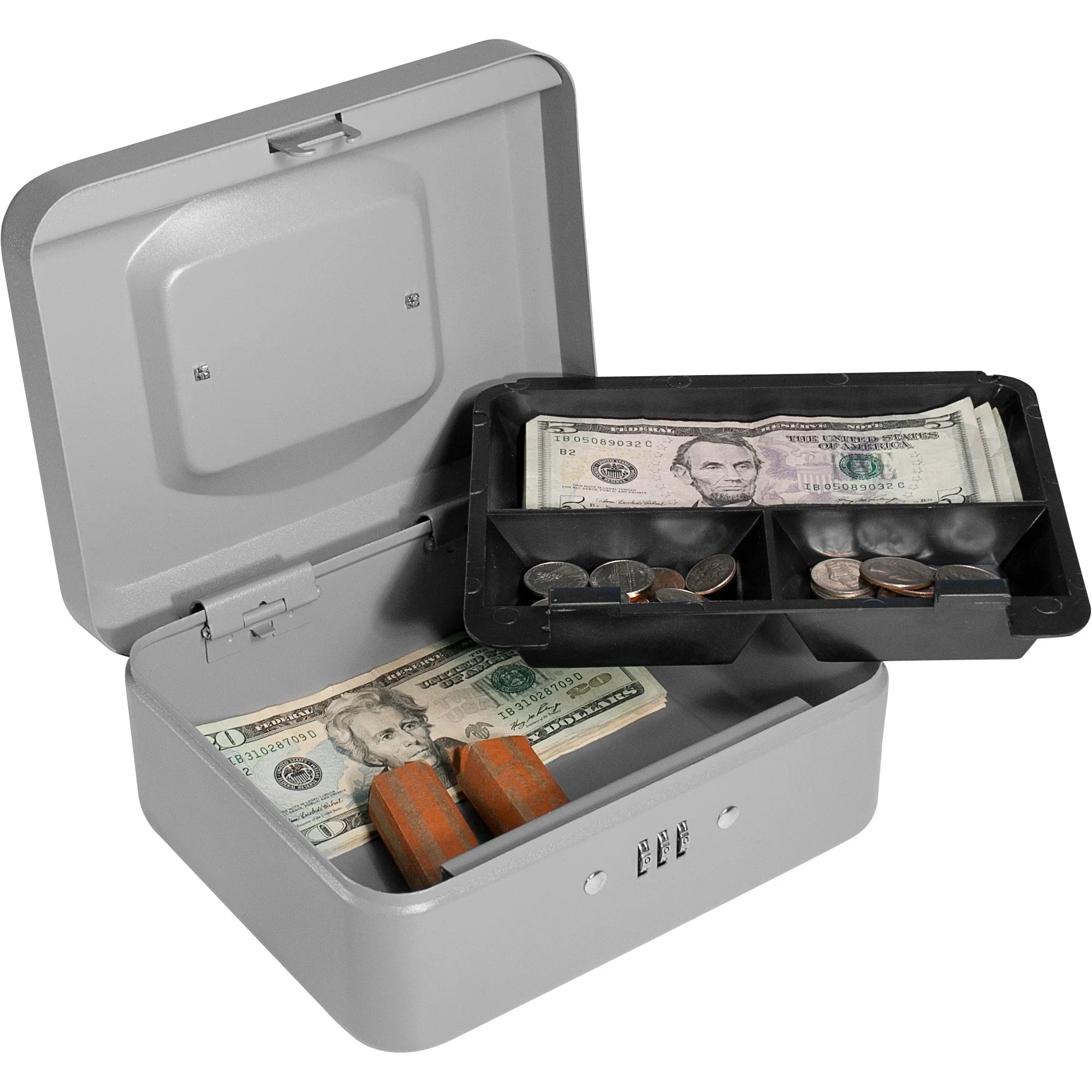 Barska Small 8" Cash Box with Combination Lock | CB11784