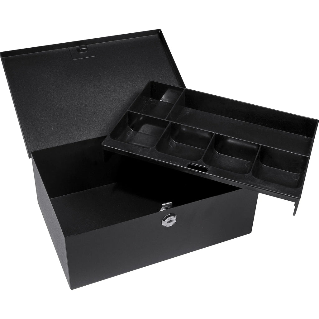 Barska Cash Box with Six Compartment Tray with Key Lock | CB11792